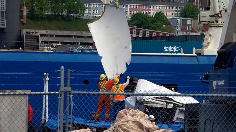 The size of the debris recovered by teams at Newfoundland sparked questions (Image: AP)