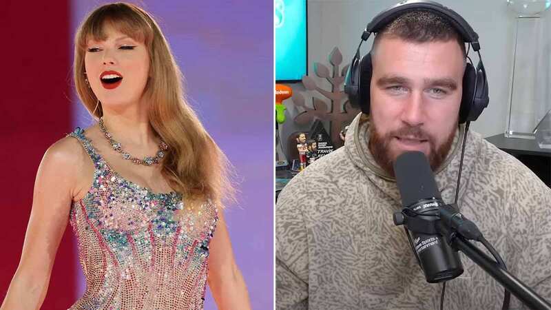 Travis Kelce spoke out on his relationship with Taylor Swift (Image: New Heights/YouTube)