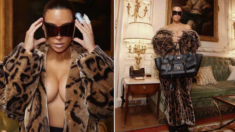 Kim Kardashian flaunts cleavage in racy new Balenciaga photoshoot (Image: Kim Kardashian/Instagram)
