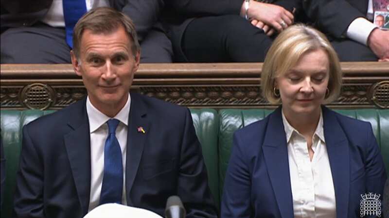 Jeremy Hunt has been compared to disaster PM Liz Truss (Image: PA)