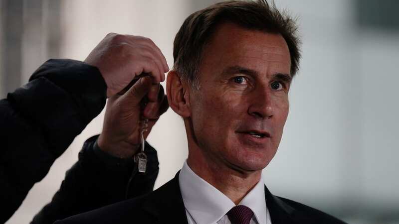 Jeremy Hunt was conducting a series of TV and radio interviews after the Budget (Image: PA)