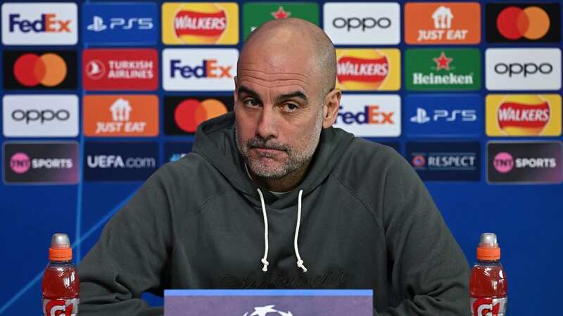 Manchester City boss Pep Guardiola is not happy with his side