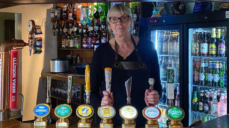 Gina Birch, landlady of The Lamb and Flag pub (Image: Faye Mayern/SWNS)