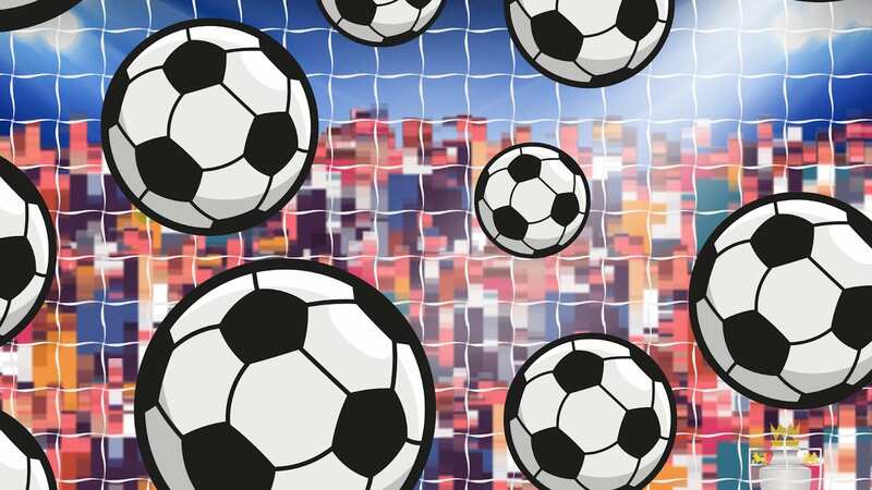 Can you spot the golden ball among the footballs? (see full image below) (Image: Live Football Tickets)