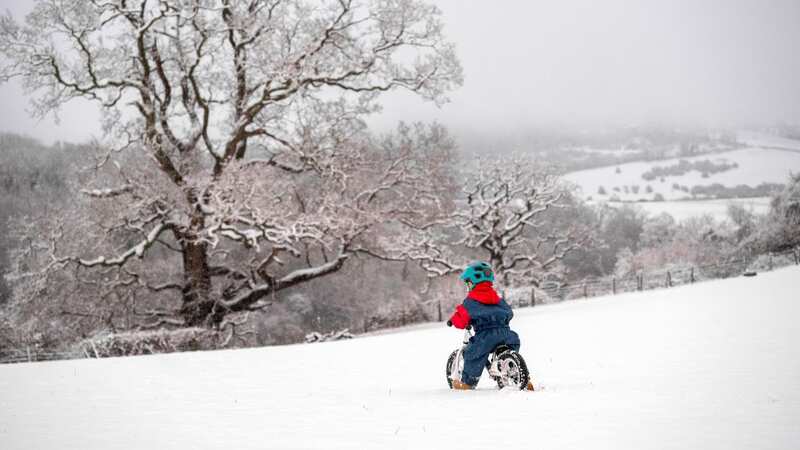 A spiral-shaped storm could bring up to an inch of snow for one part of the UK next week (Image: ANDREW LLOYD)