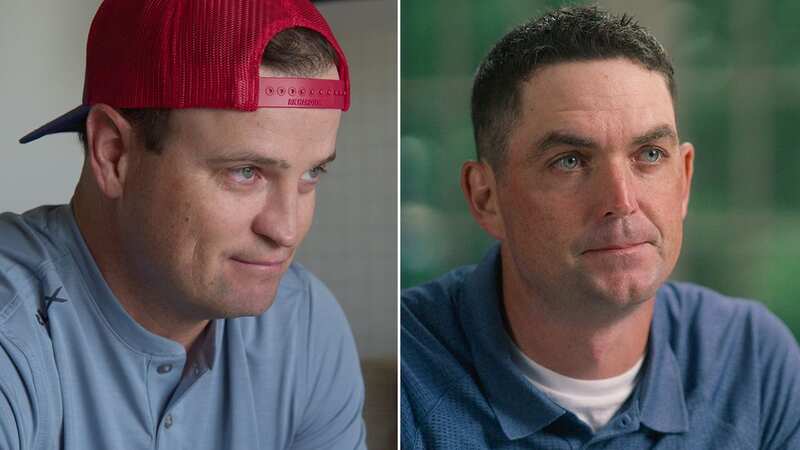 Zach Johnson spoke with Keegan Bradley over the phone about the Ryder Cup (Image: Netflix)