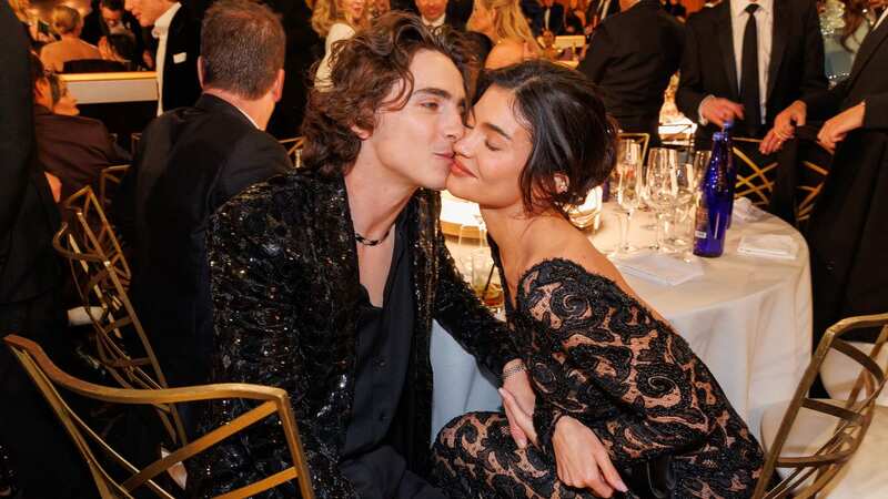 Kylie Jenner protectively shuts down questions about her boyfriend Timothée Chalamet during recent interview (Image: Golden Globes 2024 via Getty Ima)