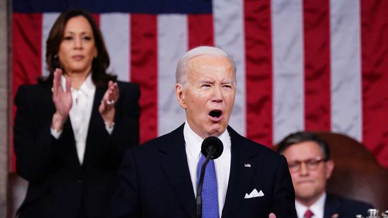 President Biden delivered a nearly flawless State of the Union on Thursday as Trump desperately attempted to attack his appearance on Truth Social (Image: POOL via CNP/INSTARimages.com)