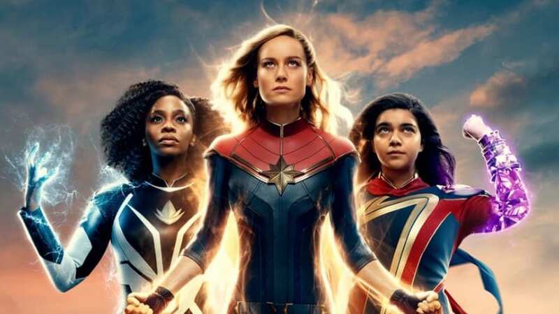 Brie Larson fronts superhero epic The Marvels - streaming now on Disney+ (Image: Marvel Studios)