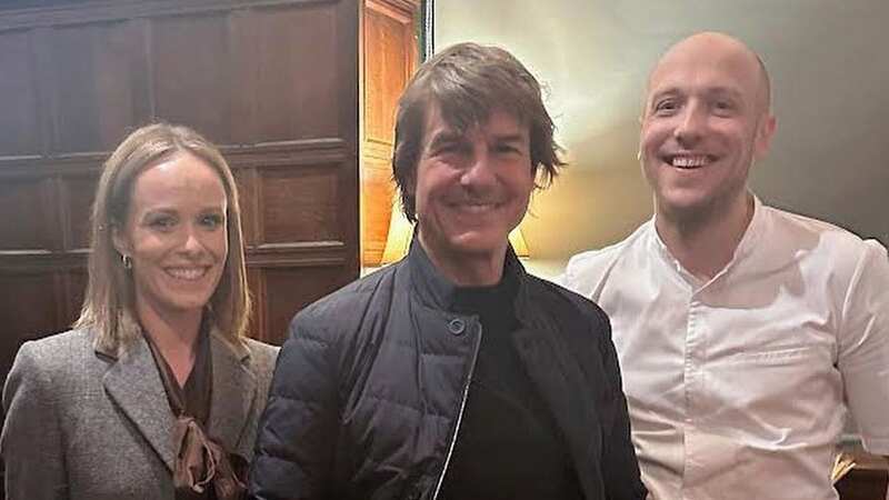 Tom Cruise stopped off for a meal in the Peak District (Image: Restaurant Lovage / SWNS)