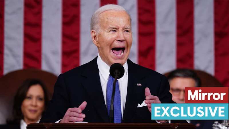President Biden looked very different form his recent 