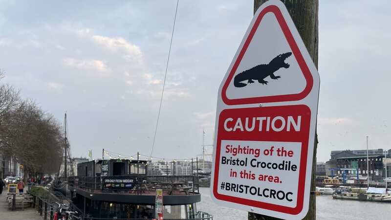 The new sign that has appeared warning that the 