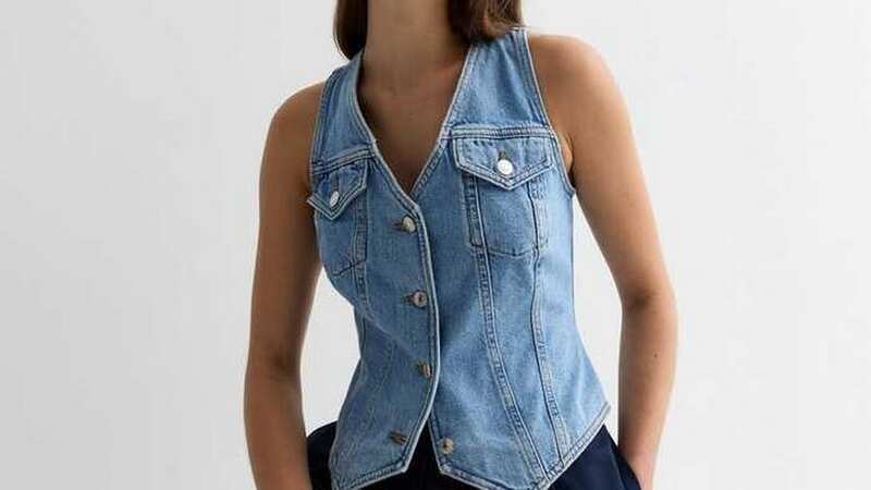 This denim waistcoat is perfect for your spring wardrobe (Image: New Look)