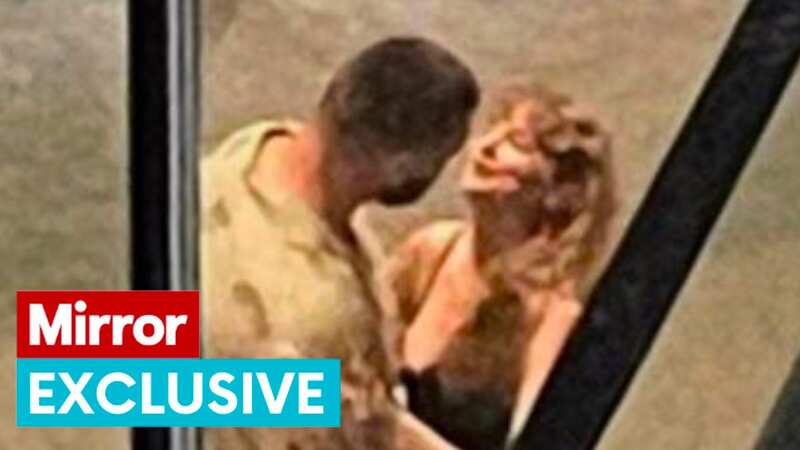 Taylor Swift and Travis Kelce packed on the PDA like no one was watching (Image: Twitter)