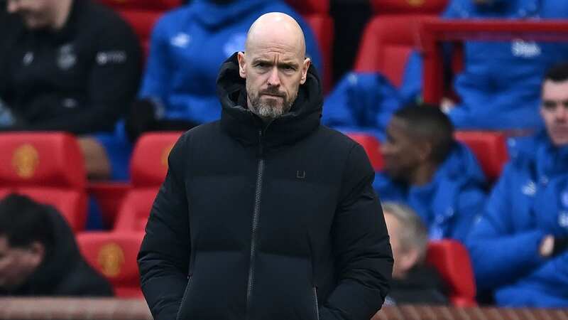 Erik ten Hag watched his side struggle to another win (Image: Paul Ellis/AFP)