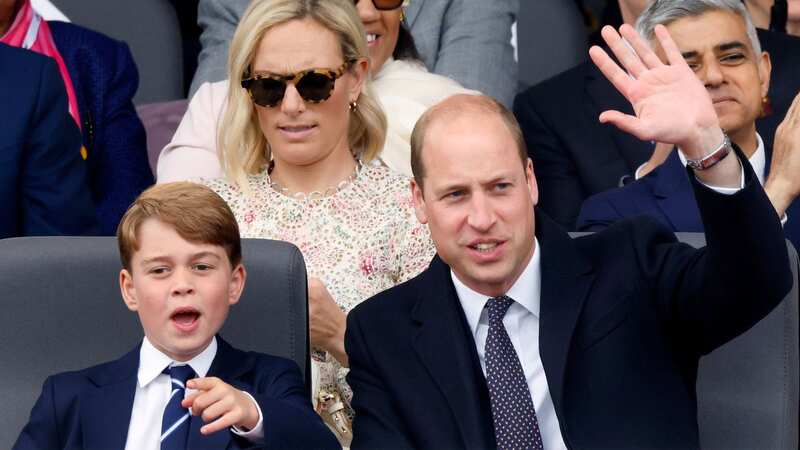 Prince George with his dad William (Image: Getty Images)