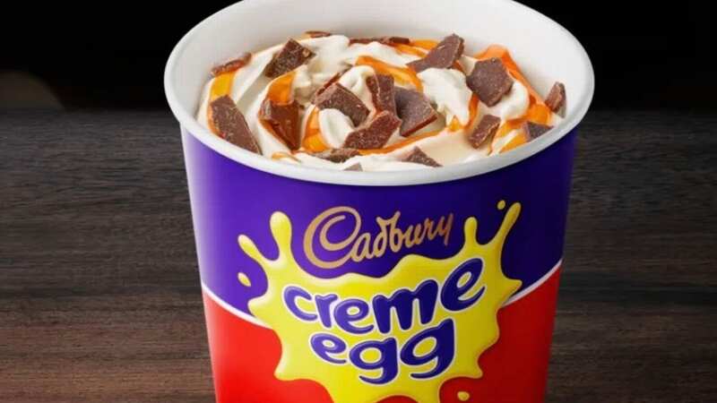The iconic Creme Egg McFlurry makes its return this week (Image: McDonald