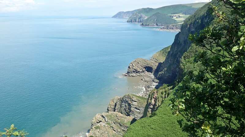 The cliffs along the Devon and Somerset coast (Image: Neil Davies/SWNS)
