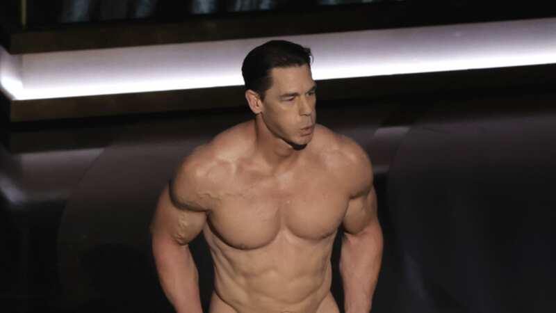 John Cena streaks on Oscars stage as star appears completely nude