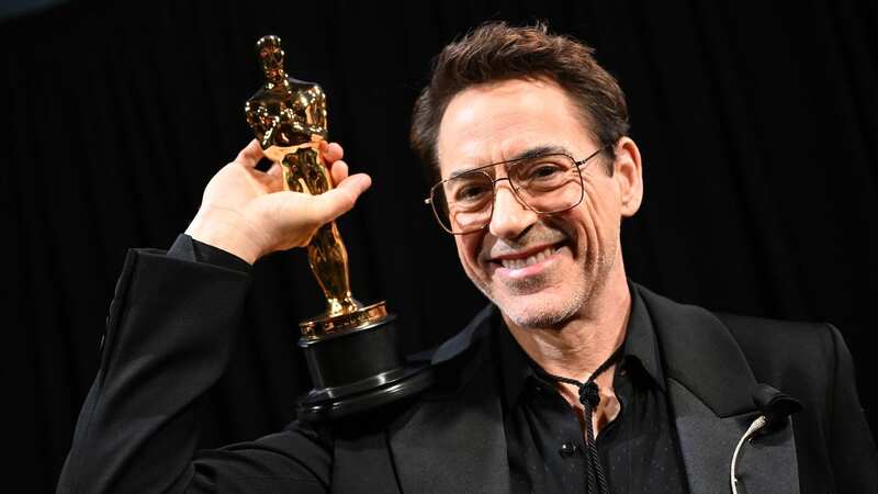 Robert Downey Jr won Best Supporting Actor for Oppenheimer (Image: Getty Images)
