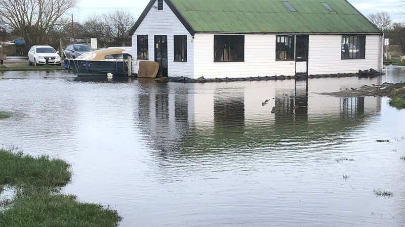 Levels are high on the River Thurne in Norfolk after heavy rain (Image: Phoenix Fleet / SWNS)