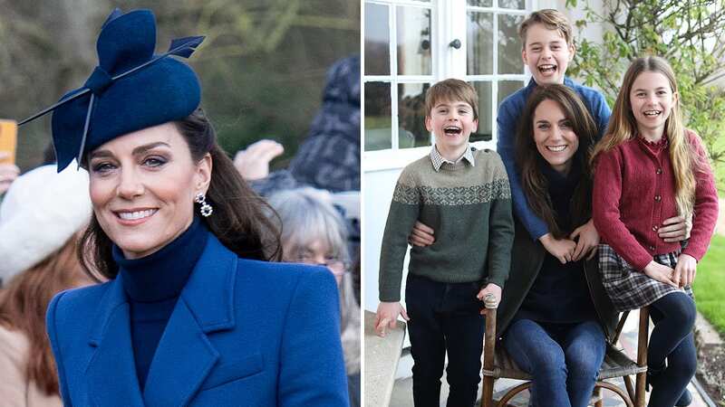 An official photograph of the Waleses was edited, Kate has confirmed (Image: PA)