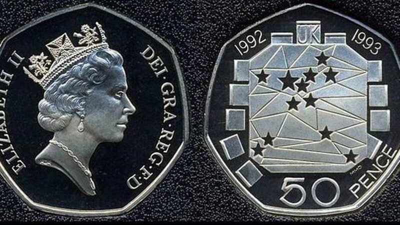 In 1992-93, 50p coins celebrating the British presidency of the European Council were released