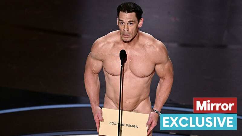 John Cena presented the Best Costume Design prize fully naked (Image: Variety via Getty Images)