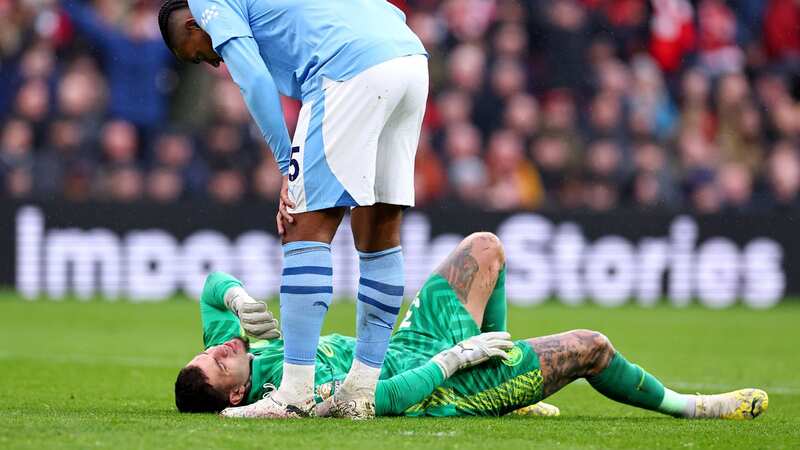 Ederson was injured conceding a penalty against Liverpool (Image: Getty Images)