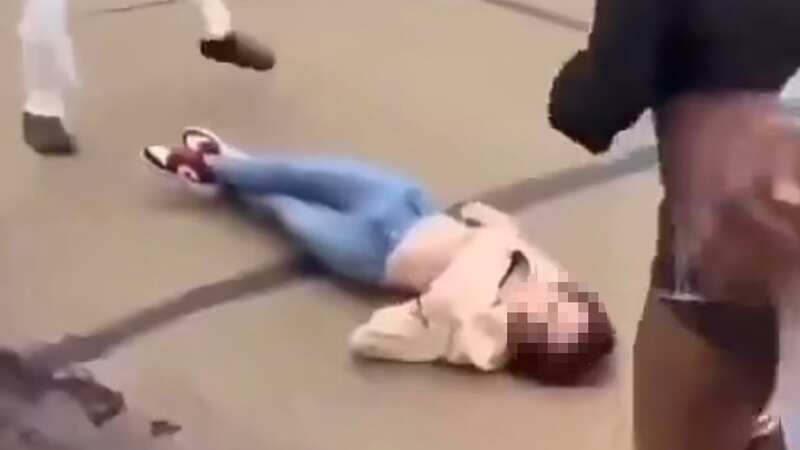 Teen girl left convulsing on the floor after a high school fight led another teenager to slam her classmate