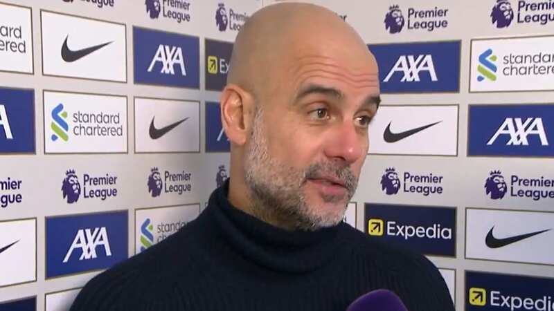 Manchester City boss Pep Guardiola has been slammed for an interview he gave after the draw with Liverpool (Image: beIN Sports)