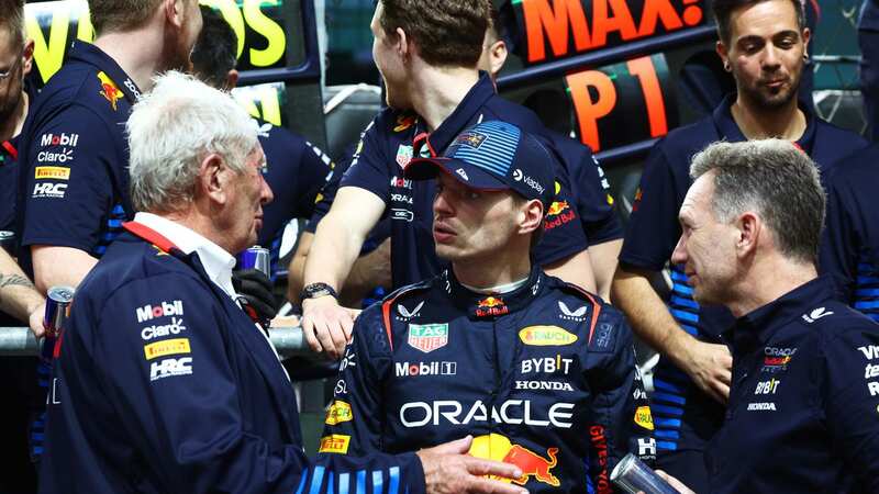 Helmut Marko and Max Verstappen have spoken publicly about the investigation into Red Bull Racing chief Christian Horner (Image: Getty Images)
