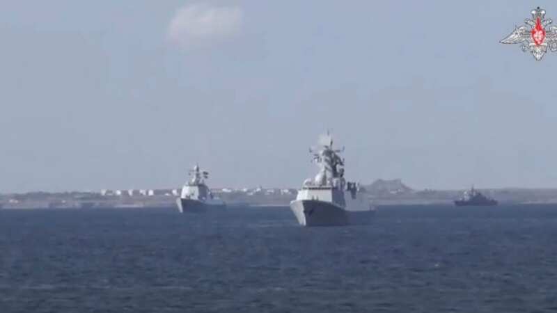 Russia, Iran and China are carrying out joint naval exercises (Image: Ministry of Defence of the Russian Federation)