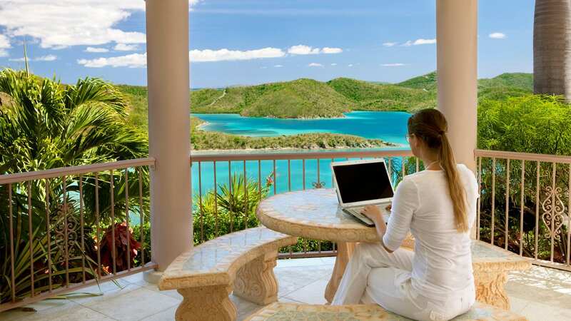 The idea of a workcation is quite tempting (Image: Getty Images)