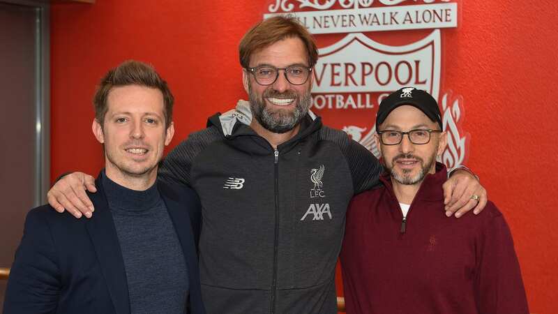 Michael Edwards, left, will return to work with Mike Gordon (right) after Jurgen Klopp