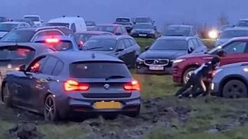 Cheltenham Festival punters were stuck in traffic for hours (Image: Twitter)