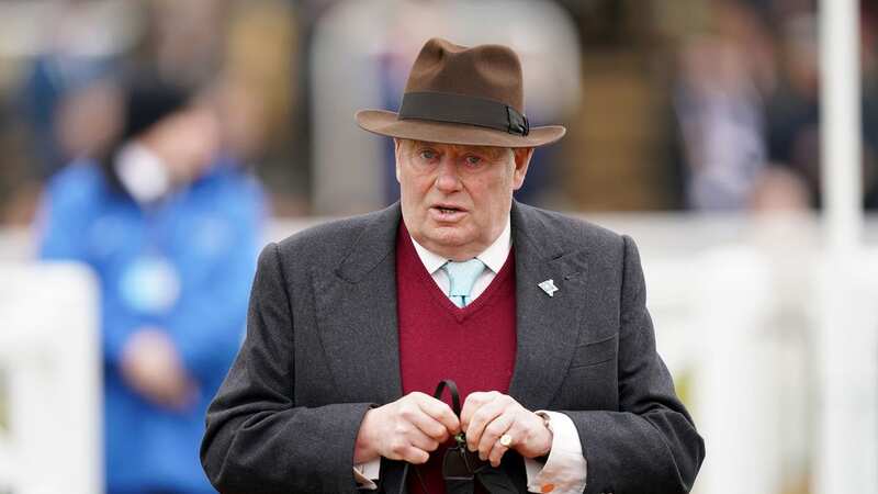 Horse trainer Nicky Henderson on day one of the 2024 Cheltenham Festival at Cheltenham Racecourse (Image: Mike Egerton/PA Wire)