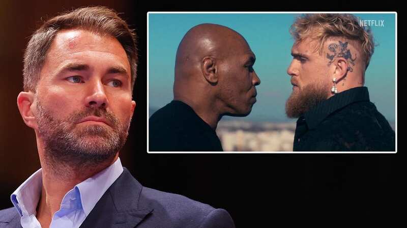 Eddie Hearn is not a fan of Mike Tyson returning to the ring to fight Jake Paul (Image: Getty Images)