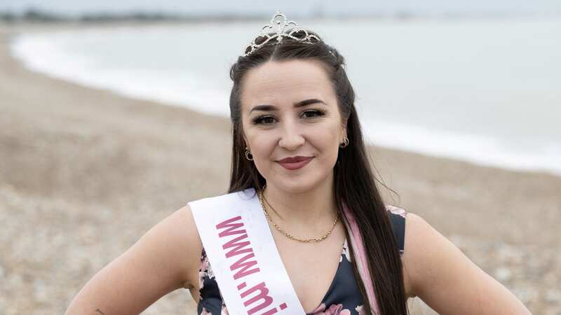 Catherine-Leigh Cleaves, who is in the running to becoming Miss England 2024 (Image: SWNS)