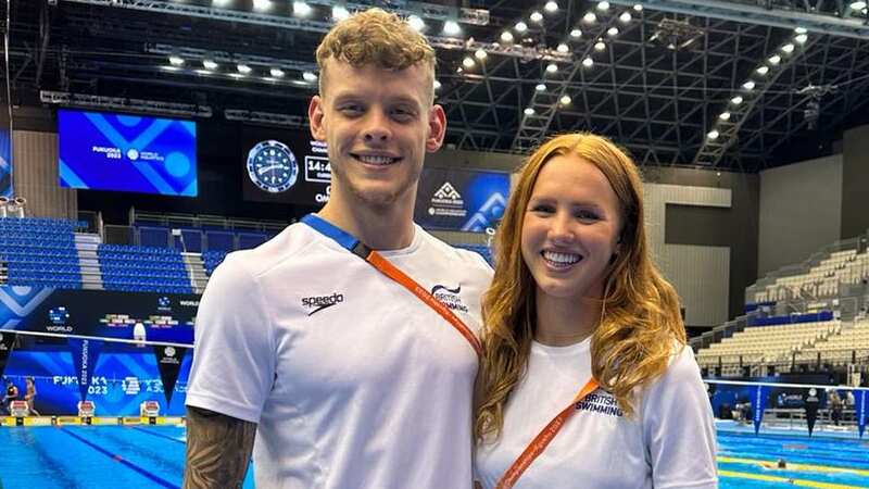 Emily Large, 23, and Matt Richards, 21, will walk down the aisle this summer after years of training together (Image: MDM)