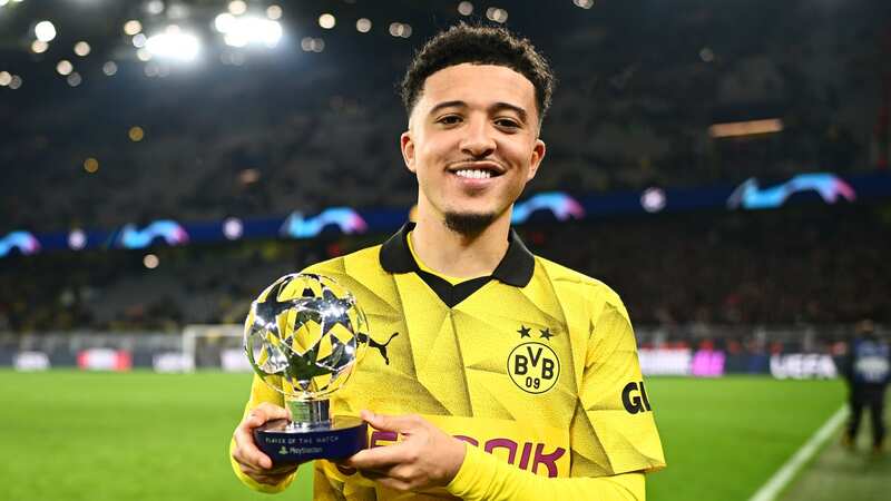 Jadon Sancho struck inside three minutes for quarter-final-bound Borussia Dortmund (Image: Marco Steinbrenner/DeFodi Images via Getty Images)