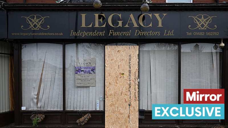 A branch of the Legacy Independent Funeral Directors in Hull, northeast England (Image: AFP via Getty Images)