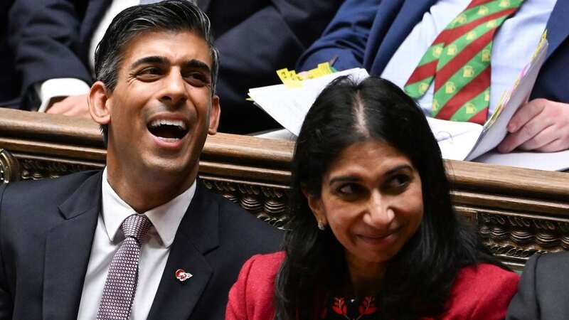 Rishi Sunak and former Home Secretary Suella Braverman were both criticised by the anti-extremism group (Image: UK PARLIAMENT/AFP via Getty Imag)