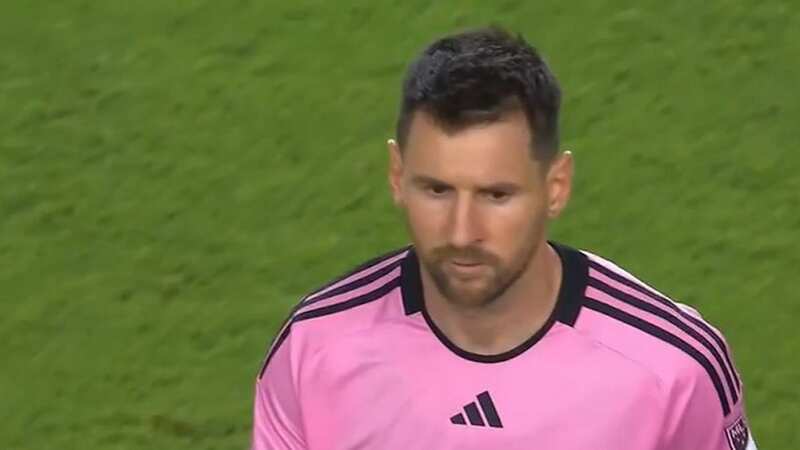 Lionel Messi was substituted in the 50th minute