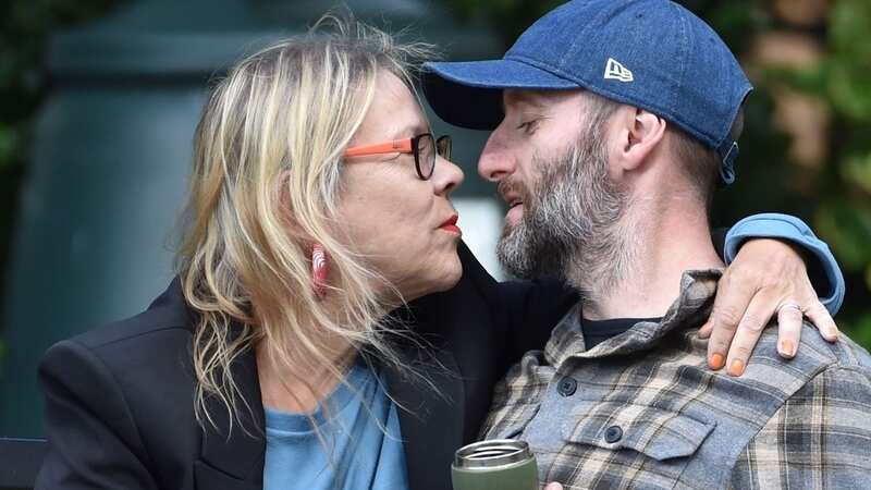 Shameless actress Tina Malone and her husband Paul Chase looked the picture of happiness just months before tragedy struck (Image: DANNY RYAN / BACKGRID)