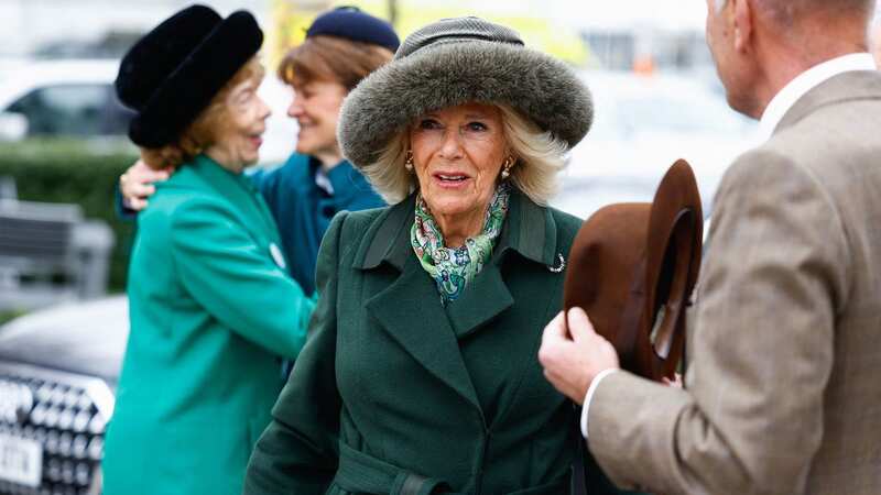 Queen Camilla attends Style Day on the second day of the Cheltenham Festival (Image: PA)