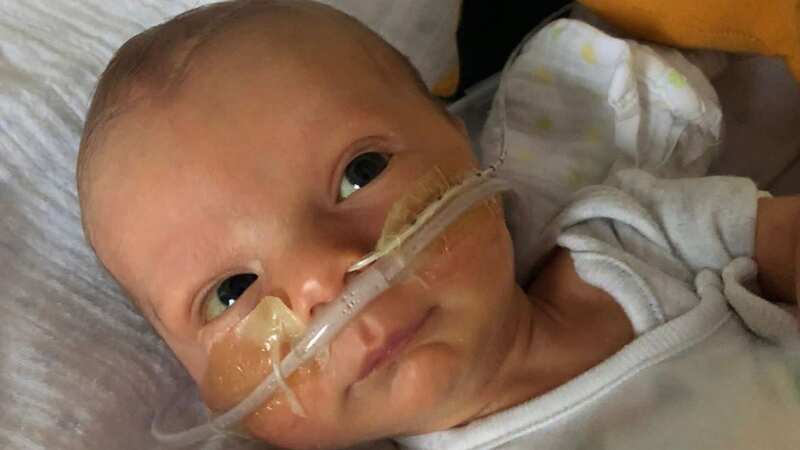 Orlando Davis died aged just 14 days old (Image: Family/Solent News)