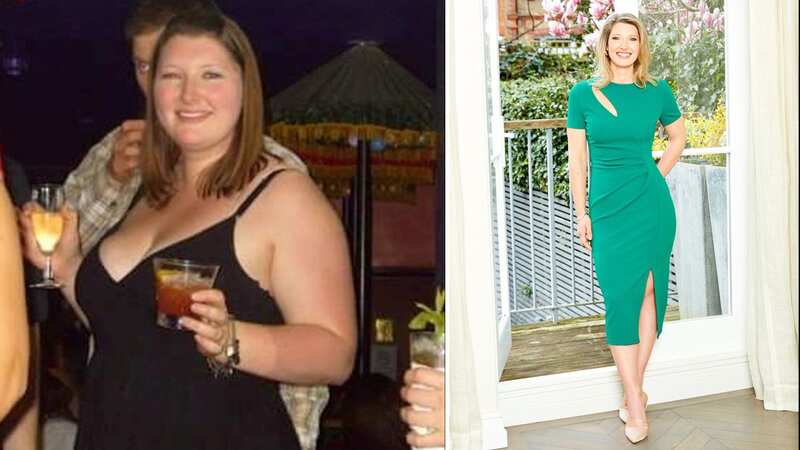 Mary before her astonishing weight loss transformation (Image: Slimming World / SWNS)