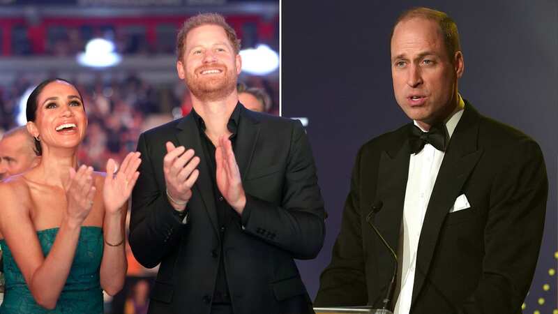 Harry and Meghan steal William