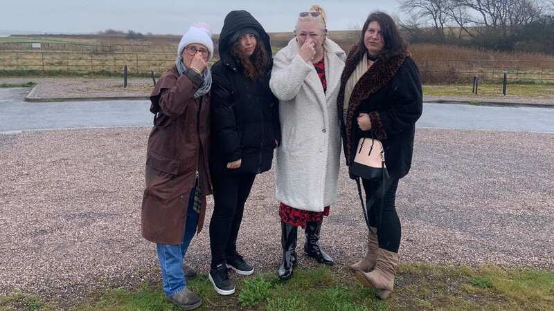 Left to right: Residents of the nearby landfill site, Allison Rowe, Jessica Brown and Councillor Mary Belshaw (Image: Lancs Live)